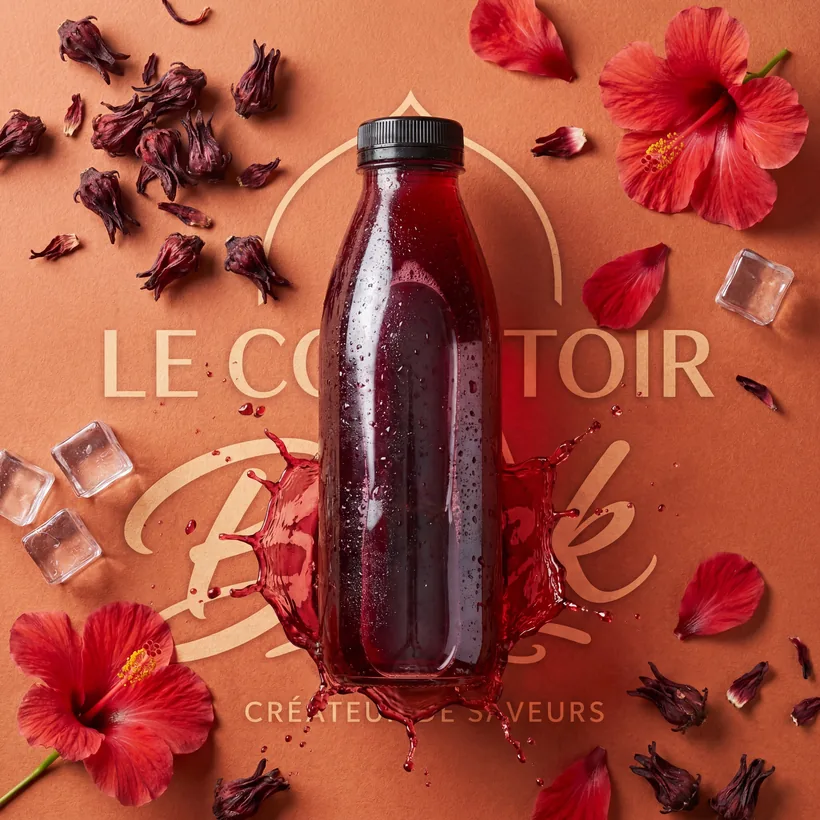 Le Néktar d'Hibiscus, infusion froide de l'atelier